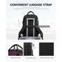 LOVEVOOK Fashion High Quality Quilted Waterproof Backpack Anti Theft School Bags for Women USB Travel Laptop Bags for teenagers