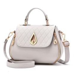 New wholesale luxury women bags leather brand zipper women fashion quilted leather bags tote handbags for women
