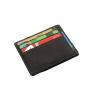 Slim magic elastic strap wallet mens rfid crazy horse pu leather smart wallet with zip coin pocket