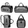 ZF082 Male Business Foldable Travel Bag Outdoor Waterproof Wearable Breathable Gym Bag Oxford Cloth Handheld Shoulder Suit Bag