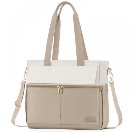 LOVEVOOK 15.6 In Laptop Tote Bag Large Capacity Work Bags Multiple Pockets Teacher Waterproof Computer Bag for Business Travel