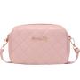 Ladies Mobile Phone Shoulder Bag Diamond Grid PU Leather Crossbody Bags For Women
