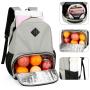 Insulated Food Bags Outdoor Picnic Daypack with Heat Cold Preservation Multifunctional Custom Logo Lunch Bag Backpack