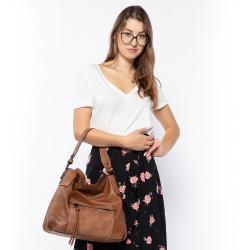 REALER Luxury PU Leather womens Shoulder Bag Large Crossbody Bags with Tassel  women ladies Hobo Hand bags