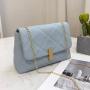 Hot Selling Korean style small square bag 2024 ladies shoulder bags wholesale chain sling messenger bag sac pour femme