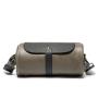 2022 Fashion Men's Designer Bag Large Capacity PU Leather Retro Cylinder Shoulder Purse Combine Colors Flap Zipper Messenger