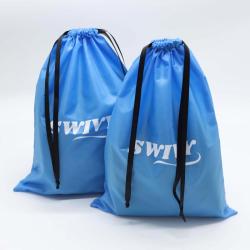210 D  Polyester Drawstring Dust Shopping Travel Bag Recycled Gift Clothes Hat Storage Packaging Polyester Pouch