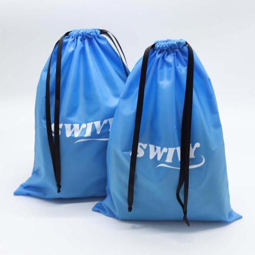210 D  Polyester Drawstring Dust Shopping Travel Bag Recycled Gift Clothes Hat Storage Packaging Polyester Pouch