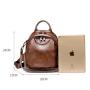 3-in-1 Elegant Lady Handbag  High Quality Pu Leather Classic Design Backpack for Women Multi-compartment  Single-shoulder Bag