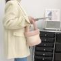 Soft Plush Ladies Designer Bags Bucket Type Womens Purses And Handbags Magnetic Button Bag Women Bag Handbag CY74317