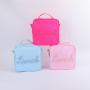 Waterproof Nylon Lunch Box Picnic Food Carry Bag Oil Proof Lunch Bag Handle Adjustable Strap Kids School Cooler Lunch Hand Bags