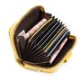 2022 Fashion Designer Ladies Bags Small Pure Color Alligator Pattern Wallet Soft Pu Leather Metal Zipper Elegant Card Holder
