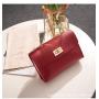 Hot Selling wholesale factory 2024 chain ladies shoulder bags fashion mobile phone bag pu leather messenger Bag for women