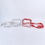 New Color Silver Red 11 Colors RTS Fast Shipping Personalized Shoulder Bags Stadium Bag Crossbody Clear Game Day Bag for Girls