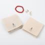 Custom Logo Printed Cotton Envelope Dust Gift Jewelry Bag Small Luxury Bracelet Necklace Jewelry Envelope Pouch
