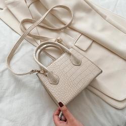 Leisure and fashionable new minimalist and versatile stone pattern crossbody bag
