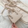 Leisure and fashionable new minimalist and versatile stone pattern crossbody bag