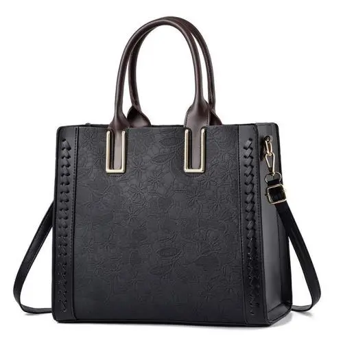 ZR643 Woman Bag Handbag Retro PU Fashion Female Portable Big High Quality Shoulder Underarm Bag Girl Versatile Tote Bag Shopping