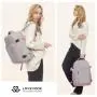 LOVEVOOK Carry on Travel Backpack Flight Approved Waterproof Travel Bag with 3 Packing Cube Luggage Weekender Overnight Backpack