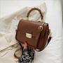 Low MOQ Custom Logo Handbag Bolsos De Mujer Hand Bags Twist Handles Crossbody Bag for Ladies