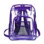 Heavy Duty Customized Transparent School Bookbag Summer Casual Clear PVC Backpack Bags