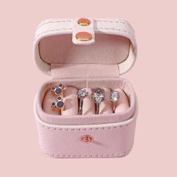 SN025 Wholesale Gift Boxes For Jewelry Portable Travel Earring Box New Fashion Simple Ring Storage Bag Gift for Mother's Day