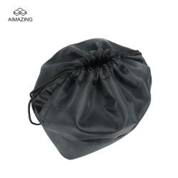 COSMET BAG CASE Travel Makeup  Barrel Cosmetic Bag with Drawstring Portable Small Makeup Pouch Cute Makeup Bag Organizer