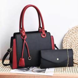 OEM Supplier Custom Logo Leather Handbag 3pcs Set Hand Bag For Ladies