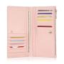 2024 Genuine Leather Plain Wallets Credit Card Holder Luxury Pu Women's Bifold Wallet Rfid