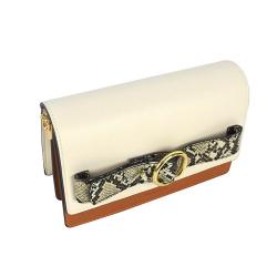 2021 Wholesale  China Supplier Latest Design Snake Pattern Faux Leather Handbag Ladies Bags