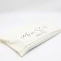 Customized Beige Envelope Flap Cotton Flannel Dust Bag For Shoe And Handbag