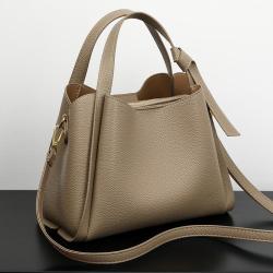 sac tendance 2024 Design Temperament Woman Shoulder Slanting Crossbody Bag Large Capacity Soft Leather Bucket Ladies Handbag