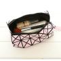 Makeup Tool Storage Bag Foldable Rhombus Folding Grid Travel Cosmetic Organizer Shower Bathroom Bag for Men Women