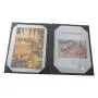 Hotel & Restaurant Supplies Luxury Leather Wine Bar Menu Folder A4 Menu Cover With Custom Logo