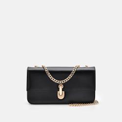2024 New Fashion Woman Crossbody Bags Luxury PU Leather Chain Shoulder Bags With Lock Flap