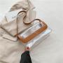 2023 new version of fashion shoulder mesengers transparent jelly bag custom clear crossbody see through bag