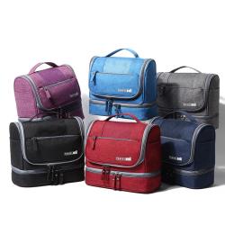 Wholesale Large Capacity Custom Logo Waterproof Makeup Organizer Bag Travel Hanging Toiletry Cosmetic Bag