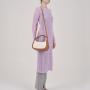 2024 Custom Women Fashion Posh  Large Capacity Pu Vegan Leather With Canvas Bags Soft Vintage Handbag For Ladies