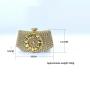 Yellow Evening Bag Ladies Handbag Crystal Sunflower Golden Banquet Clutch Dress Women's Bag sac tendance 2024