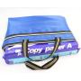 Gelory Classic Portable Polyester Document File Holder With Zipper Handbag Multicolor Double Pocket Customisable Logo File Bags