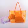 keymay 90%&80%&70% clear High quality Custom outdoor Children clear pvc shoulder bag with pvc cosmetic
