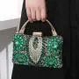 Luxury New Trendy Fashion Indian Rhinestone Evening Clutch Bag Wedding Bride Sling Bag Banquet Party Handbag For Ladies