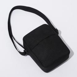 Men's Small Belt Bag Fitness Workout Mobile Phone Bag Rectangular Sling Bags for Men Weekender Chest Bumbag Black Waist Pack