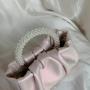 Custom design New Arrival Mini Solid Color Small Cloud Bag Pearl handle Portable Hand Bag Luxury Fashion HandBag For Ladies