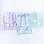 Keymay New Design RTS Fast Shipping Pvc Waterproof Clear Book Bags School Bags Transparente Clear Backpack Stadium Approved