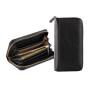 Women's RFID Blocking Leather Zip Around Wallet Large Clutch Travel Purse