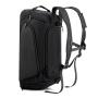 Large Capacity Waterproof Travel Duffle Gym Bag with Shoe Compartment Black Training Backpack