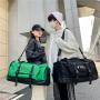 Oxford Waterproof Travel Duffel Bags Organizer Luggage Bag Personalized Gym Bags With Shoe Compartment