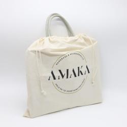 Promotion Custom Cotton Drawstring Bag For Large Handbag Organic Cotton Muslin Gift Packaging Dust Shopping Bag