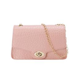 Korean crocodile lock chain bags phone small shoulder bag for fashion women's handbag 2023 luxury ladies